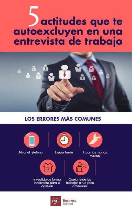 5 actitudes que te autoexcluyen en una entrevista de trabajo 5 actitudes que te autoexcluyen entrevista trabajo
