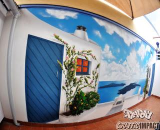 Mural 3d Terraza del Azulete