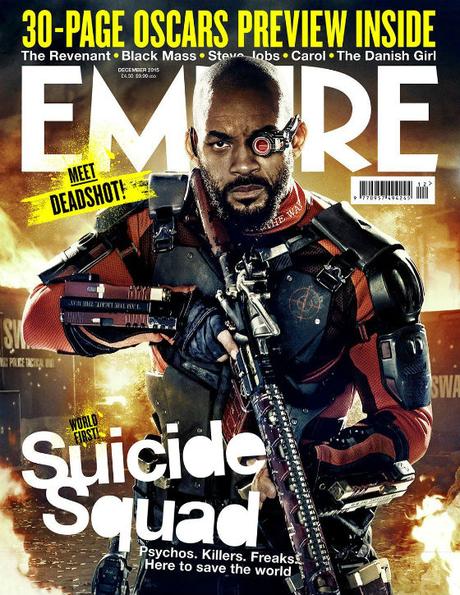 ESCUADRON SUICIDA: TURNO PARA DEADSHOT Y HARLEY QUINN EN LAS PORTADAS EXCLUSIVAS DE LA EMPIRE MAGAZINE