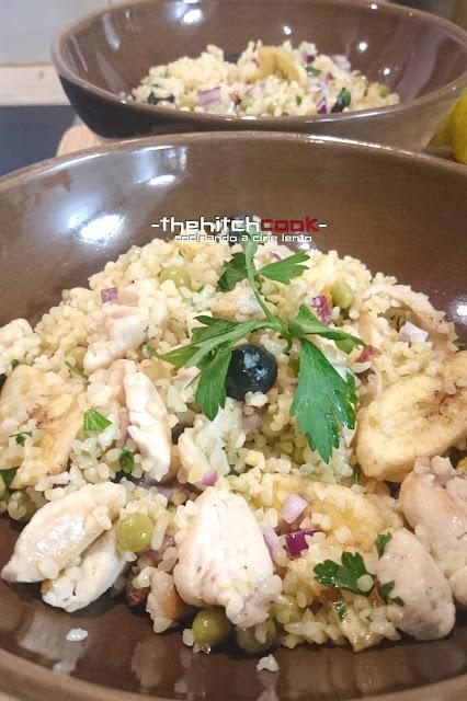 ENSALADA DE BULGUR CON POLLO Y ALIÑO DE MENTA ENSALADA DE BULGUR CON POLLO Y ALIÑO DE MENTA
