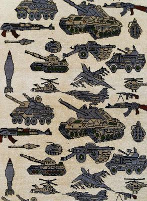 Tejedores afganos están poniendo imágenes de drones en sus alfombras como una forma de protesta silenciosa Tejedores afganos están poniendo imágenes de drones en sus alfombras como una forma de protesta silenciosa