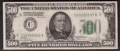 Dólar billete. Dólar billete.