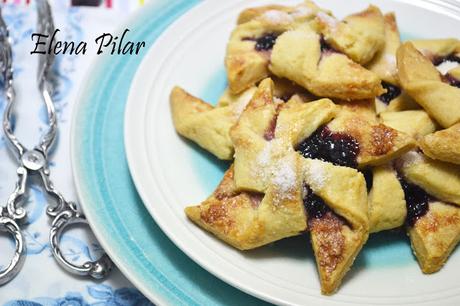 Galletas de lima y arándanos