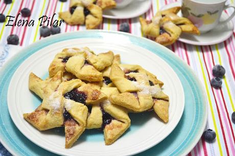 Galletas de lima y arándanos