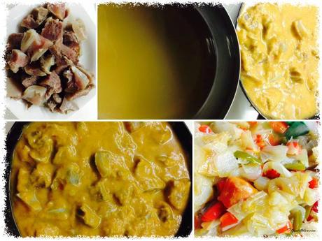 Fideua con morros Fideua con morros elaboración_Fotor