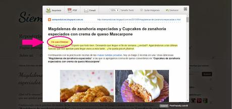 Nuevo botón para imprimir las recetas Nuevo botón para imprimir las recetas