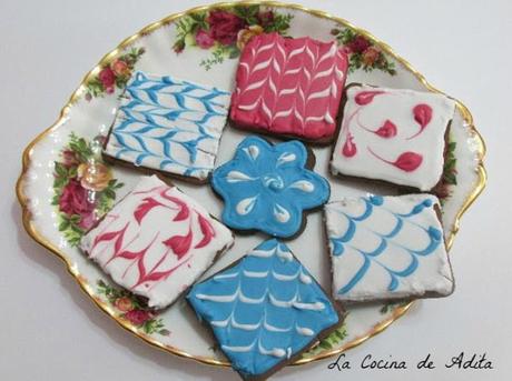 Galletas decoradas con glasa