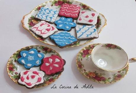 Galletas decoradas con glasa