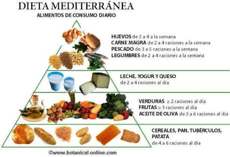 dieta mediterranea piramide alimentos