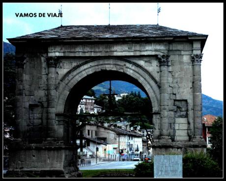 el arco de augusto en aosta