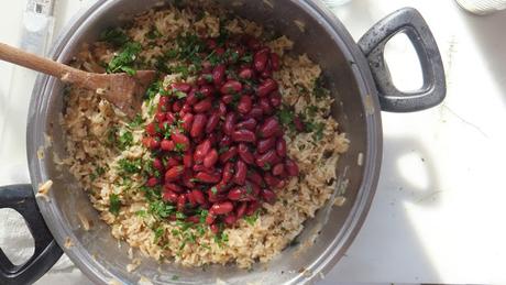 Pollo Jerk y arroz con guisantes, el sabor del caribe Pollo Jerk y arroz con guisantes, el sabor del caribe