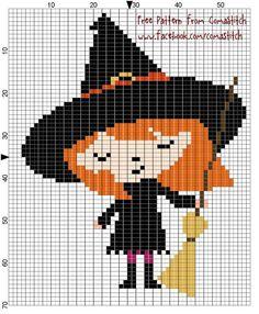 COJIN DE BRUJA DE HALLOWEEN EN PUNTO DE CRUZ #RETOHALLOWEEN COJIN DE BRUJA DE HALLOWEEN EN PUNTO DE CRUZ #RETOHALLOWEEN