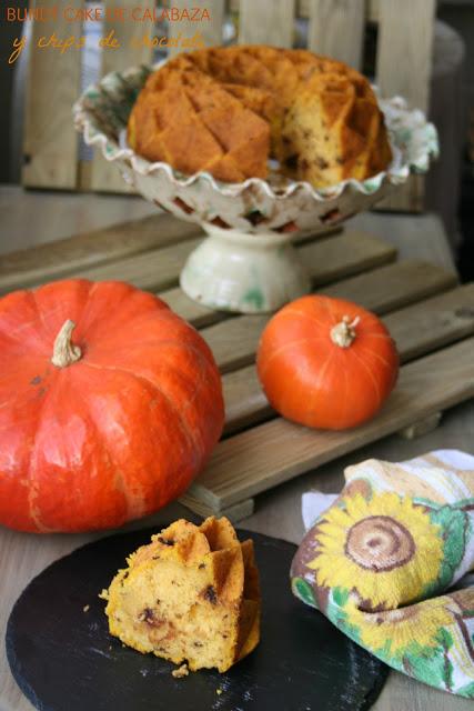 bundt cake de calabaza,bizcocho de calabaza