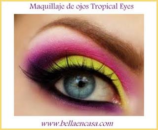 Maquillaje de ojos Tropical Eyes, Nueva tendencia!!