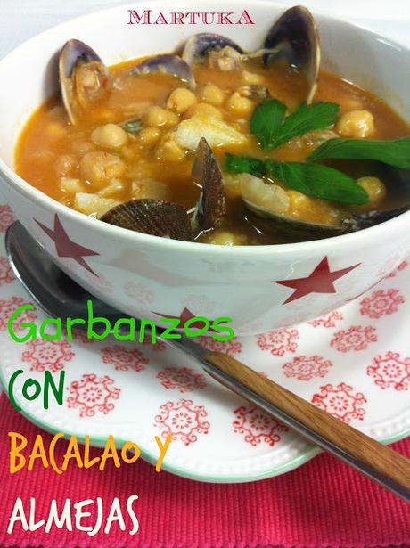 Garbanzos Con Bacalao Y Almejas