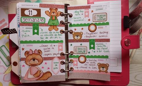 Decoración agenda Webster Pages: Semana 45 /2015 y Freebies para Silhouette Cameo