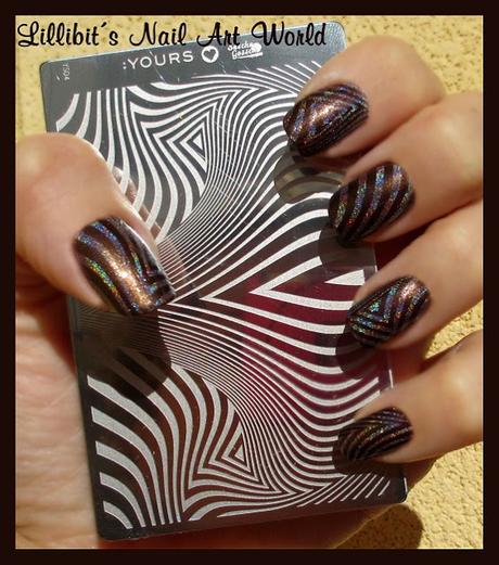 RETO COLORES 3 (Marrón): Zebra Stamping Plate de Yours Cosmetics RETO COLORES 3 (Marrón): Zebra Stamping Plate de Yours Cosmetics
