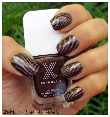 RETO COLORES 3 (Marrón): Zebra Stamping Plate de Yours Cosmetics RETO COLORES 3 (Marrón): Zebra Stamping Plate de Yours Cosmetics