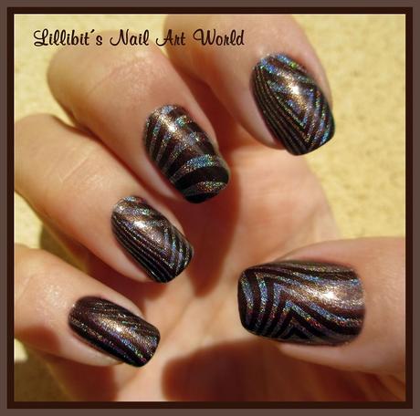 RETO COLORES 3 (Marrón): Zebra Stamping Plate de Yours Cosmetics RETO COLORES 3 (Marrón): Zebra Stamping Plate de Yours Cosmetics