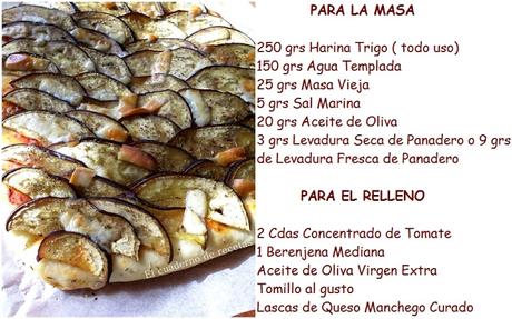 Pizza de Berenjenas Pizza de Berenjenas