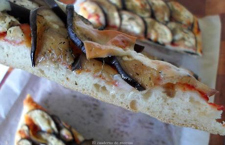 Pizza de Berenjenas Pizza de Berenjenas