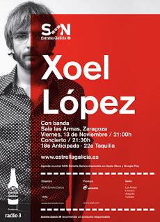 XOEL LOPEZ en ZARAGOZA y BARCELONA
