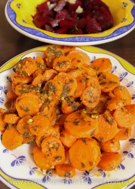 Ensalada marroqui con verduras y arroz سلطة الجردة