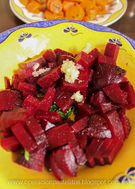 Ensalada marroqui con verduras y arroz سلطة الجردة