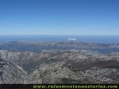 Ruta Jito Escarandi Cueto Tejao: Vista de Turbina desde Cueto Tejao