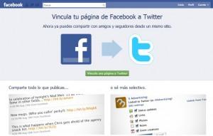 Vincular Twitter con Facebook