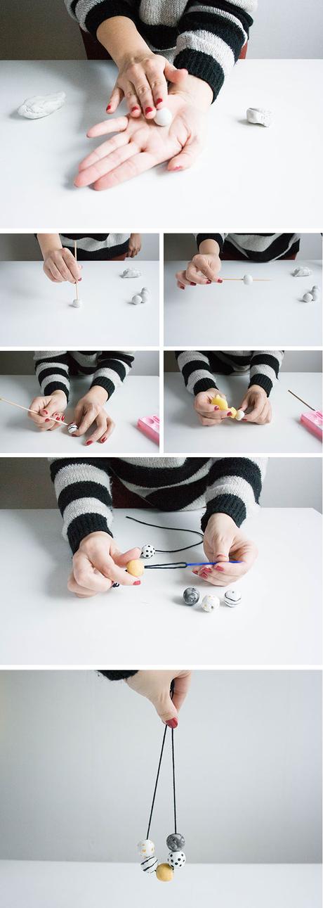 COLLAR DE BOLAS tutorial collar bolas