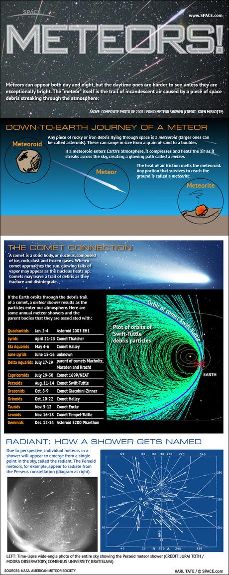 Learn why famous meteor showers like the Perseids and Leonids occur every year.