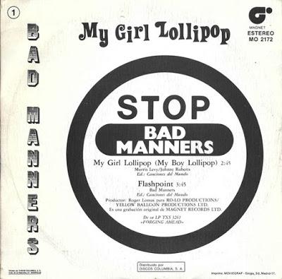 Bad Manners - My Girl Lollipop 7