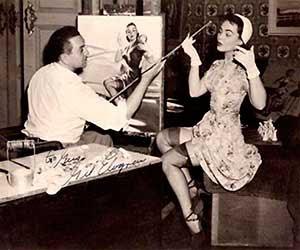 Gil Elvgren, el pintor más famoso de pin-ups