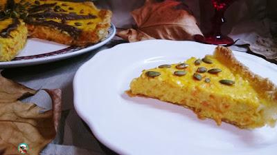 Tarta de hojaldre con calabaza