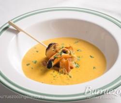 Crema de mejillones de Burruezo congelados