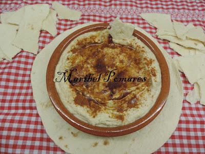 Hummus de garbanzos.