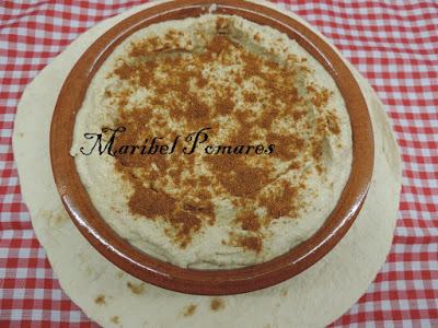 Hummus de garbanzos.