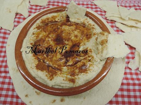 Hummus de garbanzos.