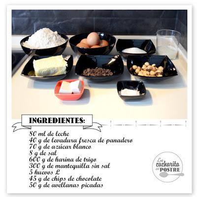 BRIOCHE DE CHOCOLATE Y AVELLANAS / HAZELNUT AND CHOCOLATE BRIOCHE BRIOCHE DE CHOCOLATE Y AVELLANAS / HAZELNUT AND CHOCOLATE BRIOCHE