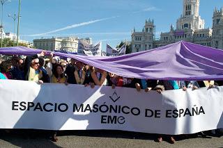 Los masones españoles, con la dignidad de las mujeres