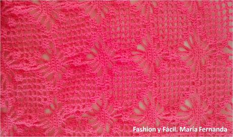 Tejiendo un chal a crochet lleno de soles (Crocheting a shawl full of suns)