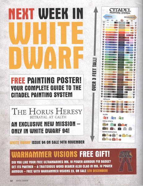 Adelanto de la White Dwarf Weekly número 94 de noviembre Adelanto de la White Dwarf Weekly número 94 de noviembre