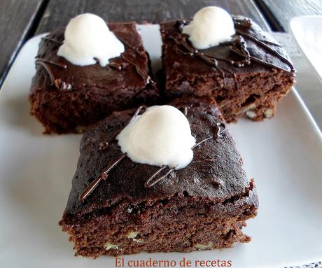 Brownie con Nueces