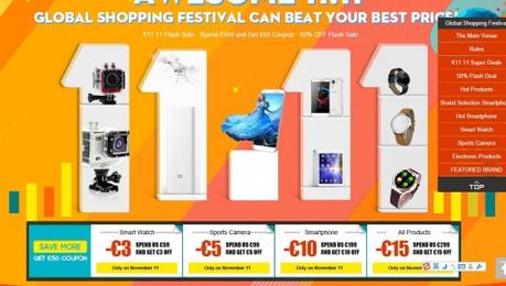 Promociones del día del soltero en MyEfox MyEfox