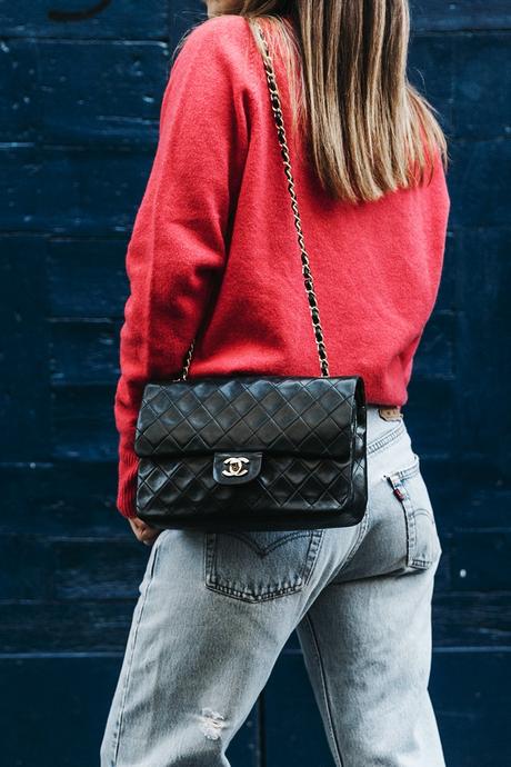 Pink_Sweater-LEvis_Vintage-Snake_Shoes-Chanel_Bag-Casual_Look-Outfit-Street_Style-Collage_Vintage-2