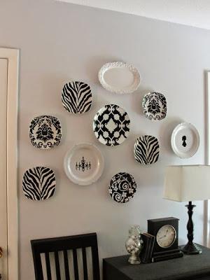 10 Ideas para decorar con platos