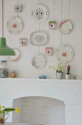 10 Ideas para decorar con platos