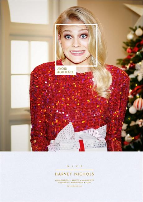 #GiftFace de Harvey Nichols, la cara que no quieres ver esta navidad #GiftFace de Harvey Nichols, la cara que no quieres ver esta navidad