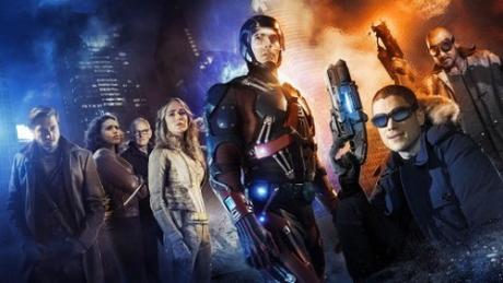 Imagen promocional del crossover entre #TheFlash, #Arrow y #LegendsOfTomorrow